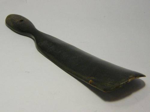 Antique shoe horn made from real horn - as per photo