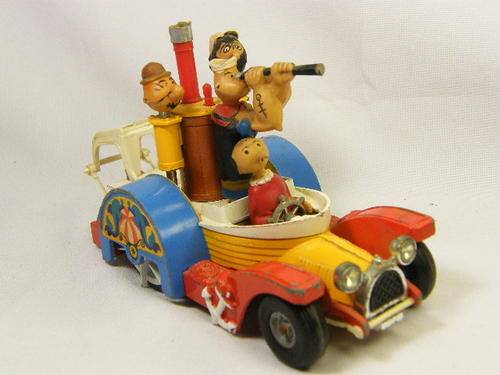 Vintage Corgi Comics Popeye paddle wagon - as per photo