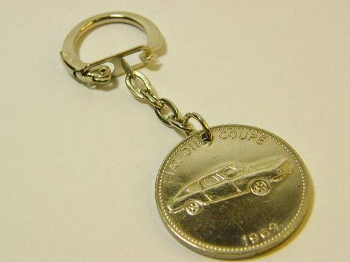 1969 Fiat Dino Coupe - Shell sportwagon token keyring - as per photo