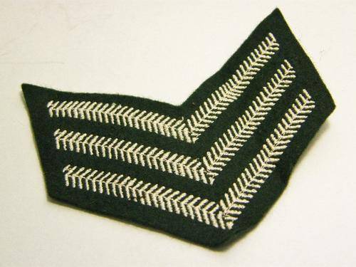 Rhodesian Army sergeant rank badge - as per photo