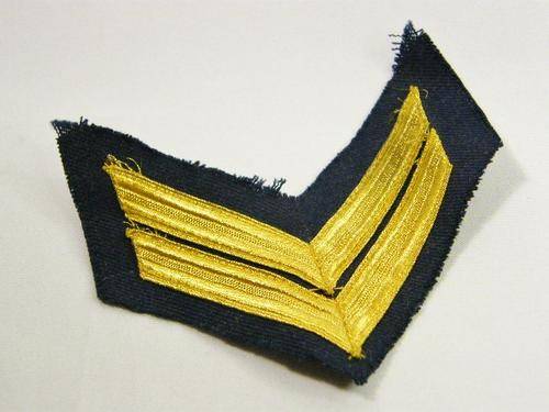 SA Air Force corporal rank badge for mess dress - as per photo