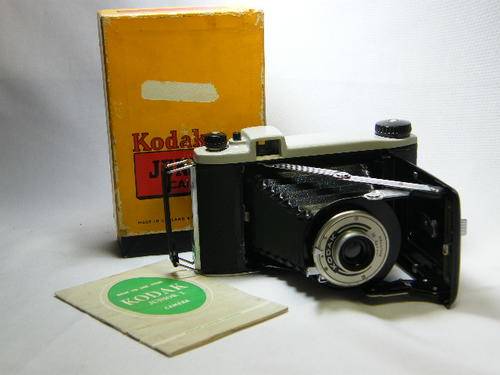 Vintage Kodak Junior 1 fold out camera with Kodette III lens in original box - as per photo