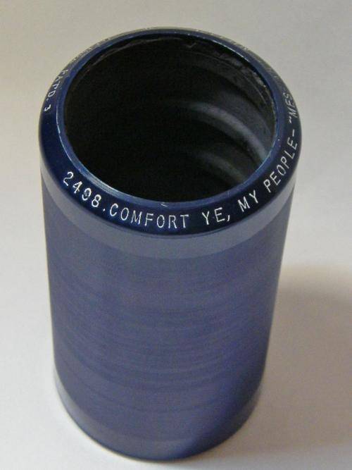 Edison Blue Amberol phonograph record # 2498 Comfort Ye,my people `Messiah` by Miller - as per photo