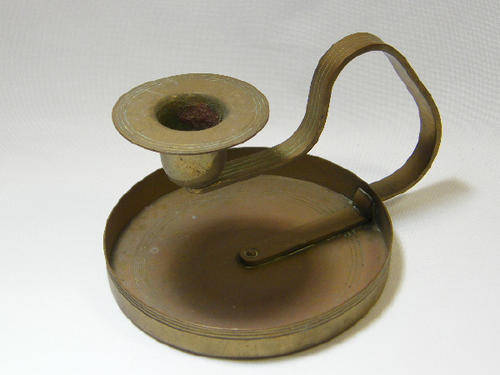 Vintage brass candle holder - as per photo
