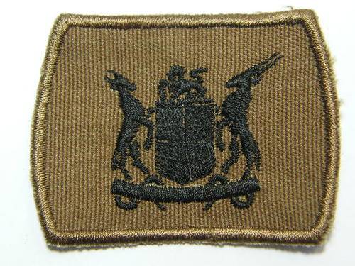 SA Army sergeant major warrant officer class 2 rank badge - embroidered - as per photo