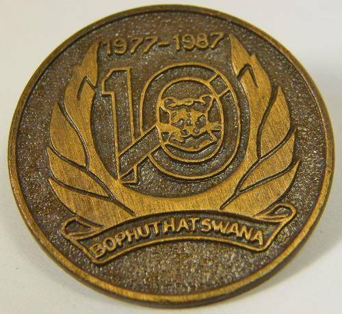 Bophuthatswana 1977-1987 Independance celebration badge - as per photo