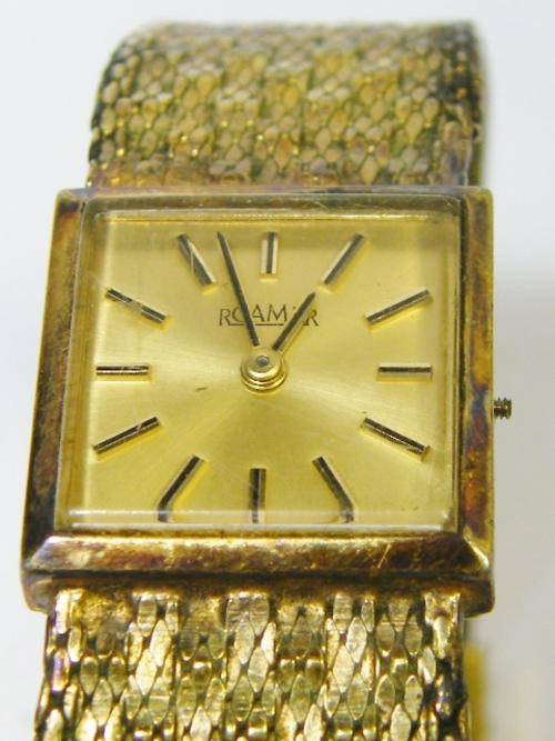 Roamer manual wind ladies watch - vintage - not working and no crown - as per photo