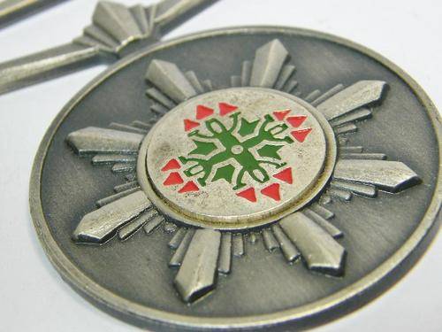 SA Police star for faithful service silver medal - number 4592 - as per photo