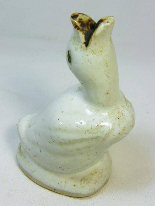 Vintage porcelain pie funnel in shape of goose - as per photo