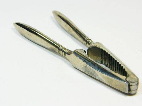 Vintage chrome plated nutcracker - as per photo