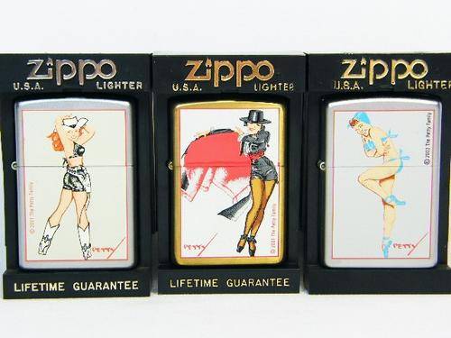 Zippo - lot of 3 Petty Family Zippo lighters - as per photo