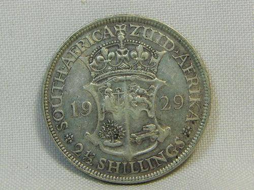 1929 SA Union 2 1/2 shilling half crown - as per photo