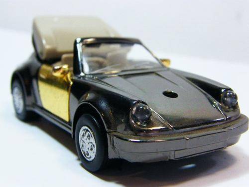 Vintage Porsche model car electric Piezo table lighter with glowing headlights - as per photo