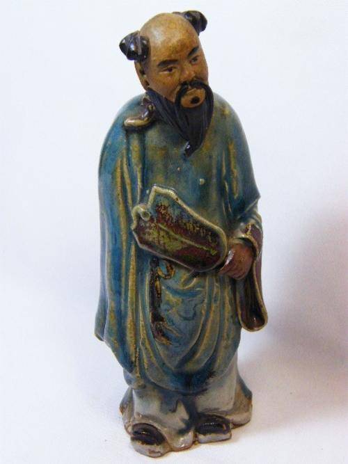 Vintage chinese earthenware figure - as per photo