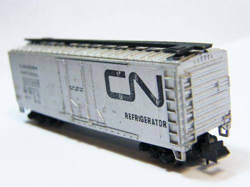 Vintage Bachmann Canadian National refrigerator car - CN209809 - N-gauge - as per photo