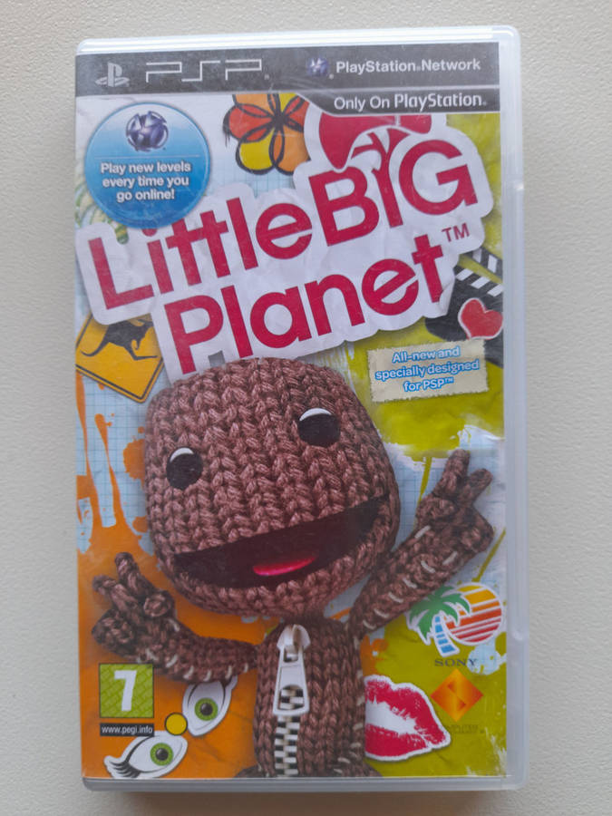 Little Big Planet PSP game boxed with booklet.
