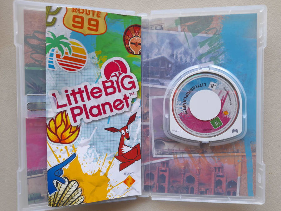 Little Big Planet PSP game boxed with booklet.