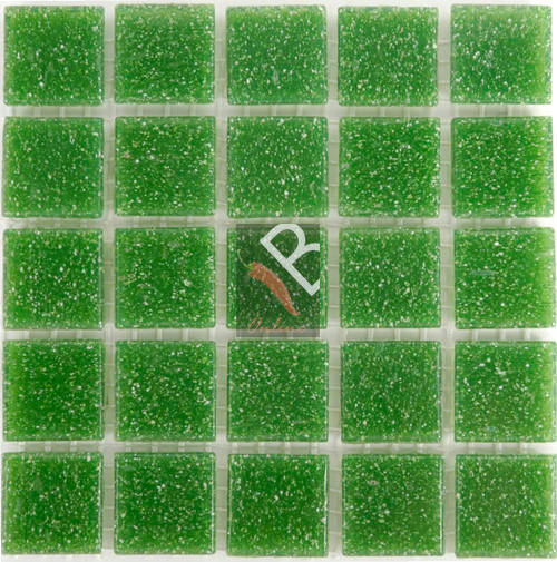 River Spot Green 20x20x4mm - 25 Tiles