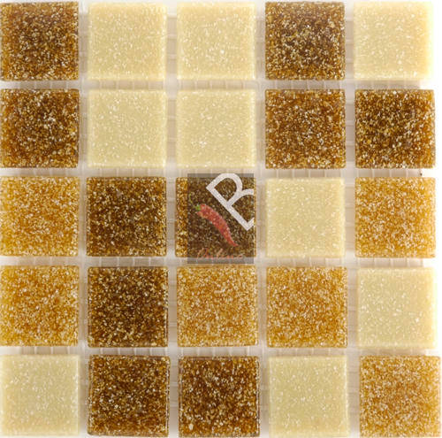 River Spot Forest Brown 20x20x4mm - 25 Tiles