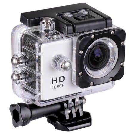 Waterproof HD Sports Camera 1080P- Black/Silver/White
