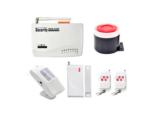 Wireless GSM Burglar Security Alarm System with 2 x PIR