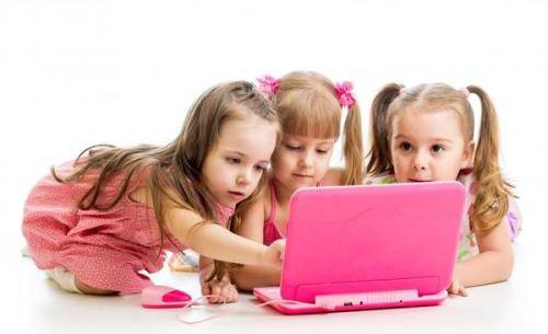 Kids Educational Laptop - Pink