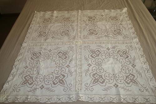 Cross Stitch Table cloth/overlay
