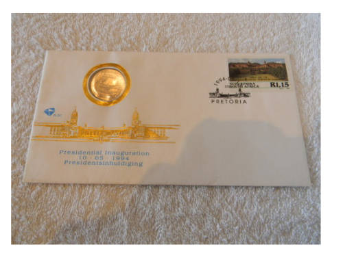 MANDELA FDC' WITH UNC R5 **NOT PROOF*