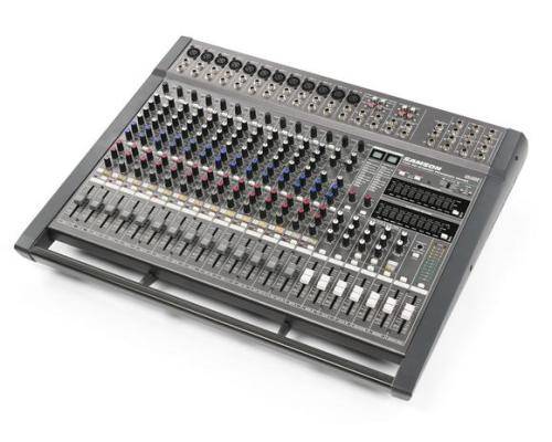 SAMSON TXM20 20-CH, 2 X 500W POWERED MIXER WITH 12 MIC PRES AND 24-BIT EFFECTS PROCESSING