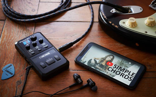 BOSS POCKET-GT POCKET SIZED, DESKTOP MULTI EFFECTS PROCESSOR WITH YOUTUBE INTERGRATION