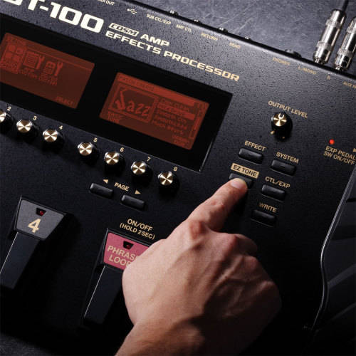 BOSS GT-100 RUGGED FLOOR MULTI EFFECTS WITH `COSM` TECHNOLOGY