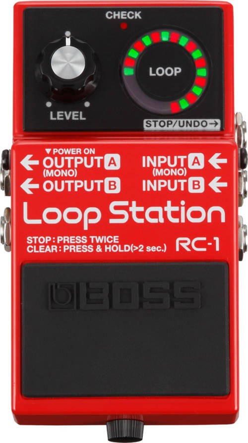 COMPACT PEDAL LOOPER WITH LOOP INDICATOR DIAL