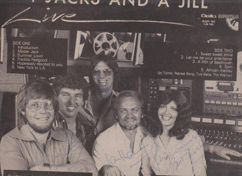 The four jacks and a jill autographed lp