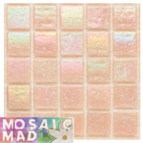 Magic Riverglass 20mm x 20mm x 4mm - Blush Pink