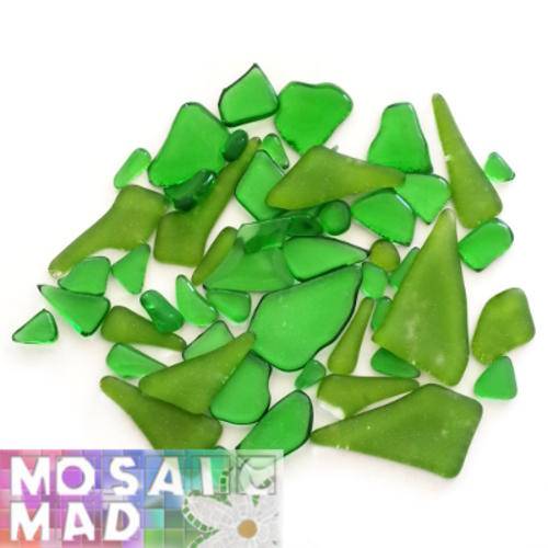 shards. bottle, green, mosaic, tiels