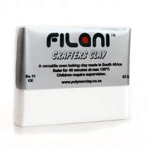Filani WHITE Crafter's Clay 62.5g