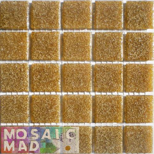 Riverglass 20mm x 20mm x 4mm - TOFFEE