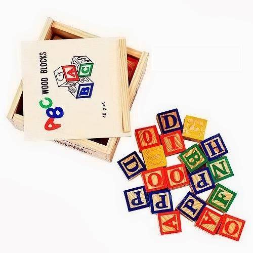 Childron's wooden blocks