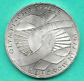 OLYMPISCHE SPIELE 1972 IN MUNCHEN 10 DEUTSCHE MARK