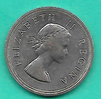 1958 5 SHILLINGS SUID AFRIKA SOUTH AFRICA SEE PER SCAN