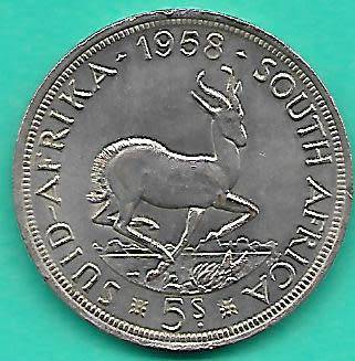 1958 FIVE SHILLINGS SEE PER SCAN