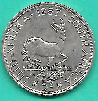 1957 FIVE SHILLINGS SEE PER SCAN