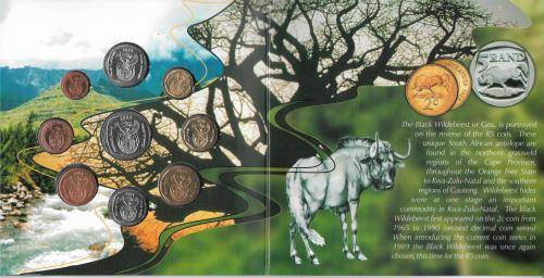 SOUTH AFRICA UNCIRCULATED COIN SET 2002