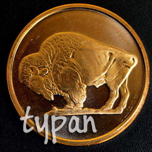 2011 USA 1oz .999 Fine Copper Buffalo + Free coin