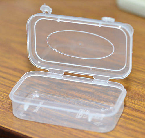 Plastic utility box 88x55x24mm for jewellery, tools, pins, rings, necklaces, etc