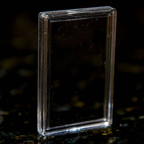 Clear Rectangular Bullion Bar Holder Slab for Sunshine Silver Bars and similar bar slab