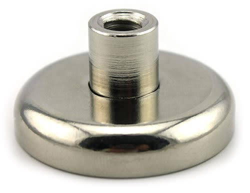Neodymium 25mm Diameter Hook Magnet 25kg Breakaway