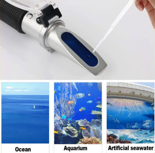 Salt Refractometer 0~100% ATC Handheld Salt Tester BOXED