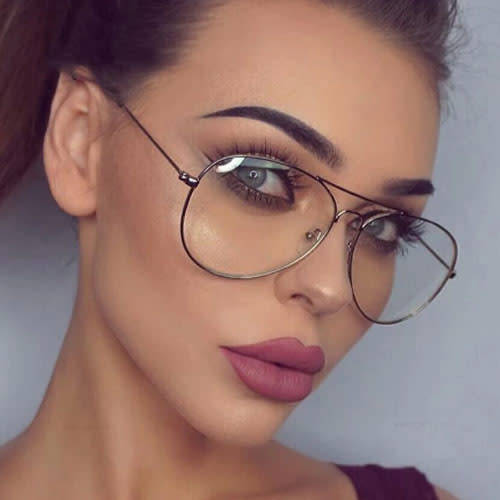 -1.00 Near Sighted Fashion Glasses Black