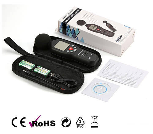 Sound decibel tester level datalogger noise dosimeter